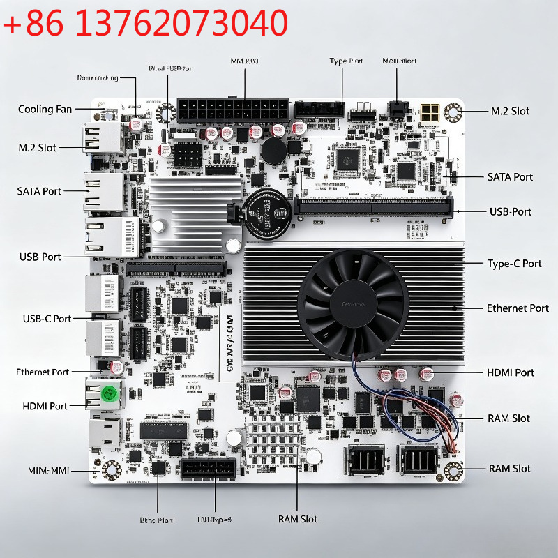 Nas Motherboard 8 Sata Mini Itx - Материнская плата Mini ITX NAS с