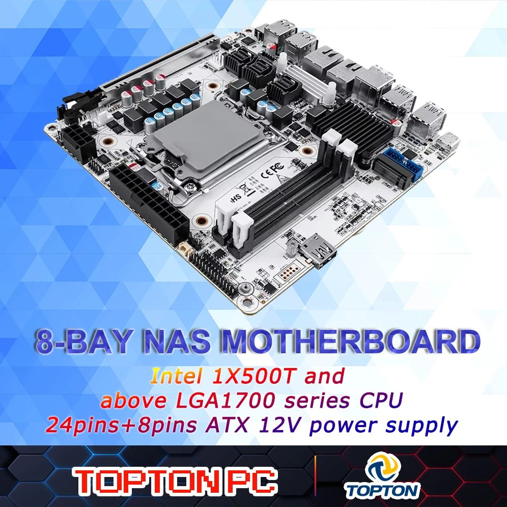 Nas Motherboard 8 Sata Mini Itx - Материнская плата NAS Mini ITX с