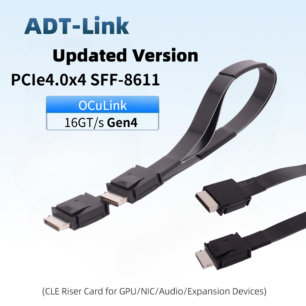 ADT-Link PCI-E 4.0 X4 SFF-8611 – обзор и цена Oculink Egpu Mini Pc