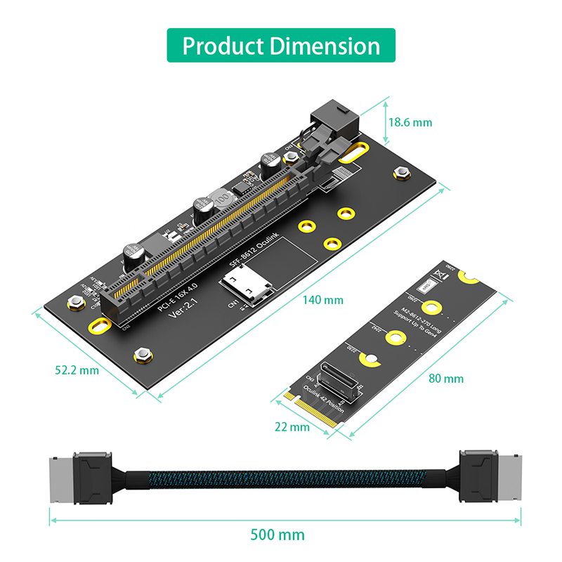Комплект адаптеров PCI Express – обзор и цена Oculink Egpu Mini Pc