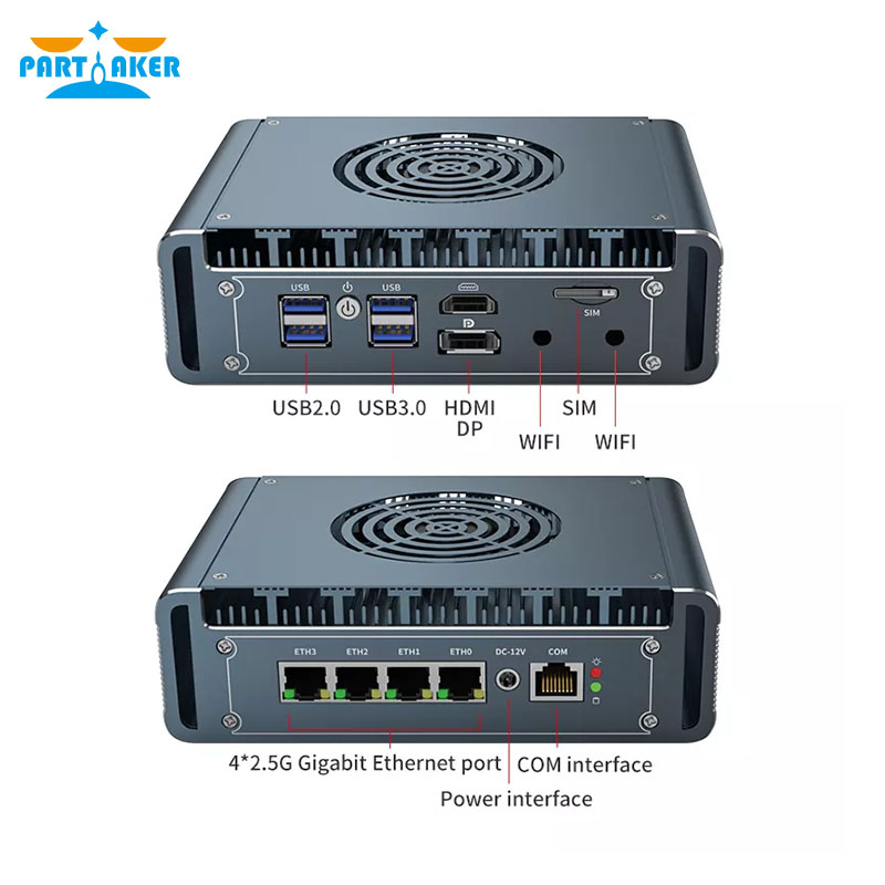 Безвентиляторный мини-ПК-маршр – обзор и цена Pfsense Firewall Router 2.5G 4 I226
