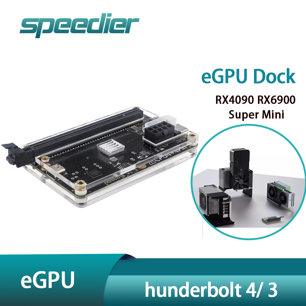 Док-станция Thunderbolt 4 3 eG – обзор и цена Thunderbolt 4 Egpu Dock Mini Pc
