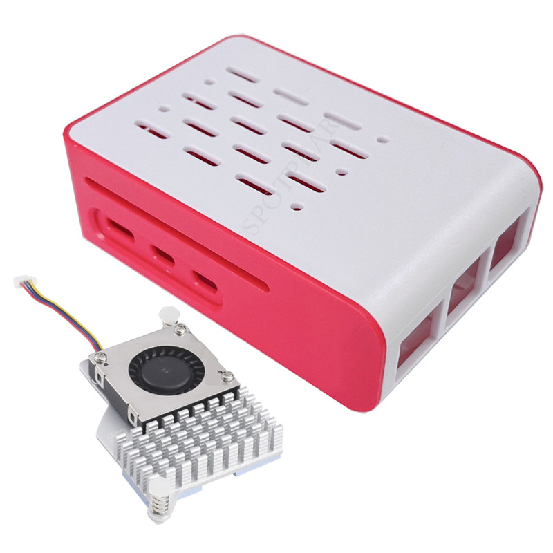 Красно-белый охлаждающий чехол – обзор и цена Raspberry Pi 5 8Gb Board