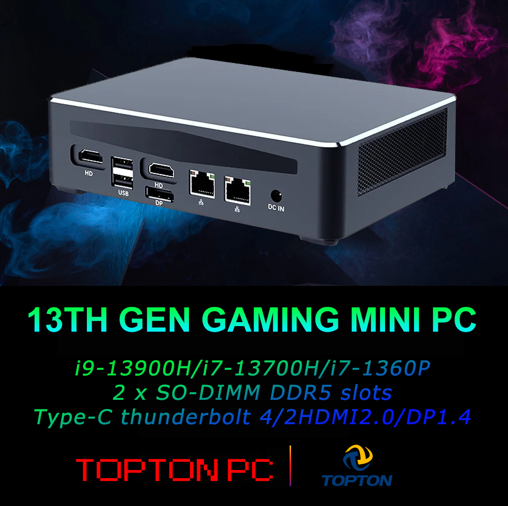 Мощный настольный компьютер с  – обзор и цена Intel Core I9 13900H Mini Pc