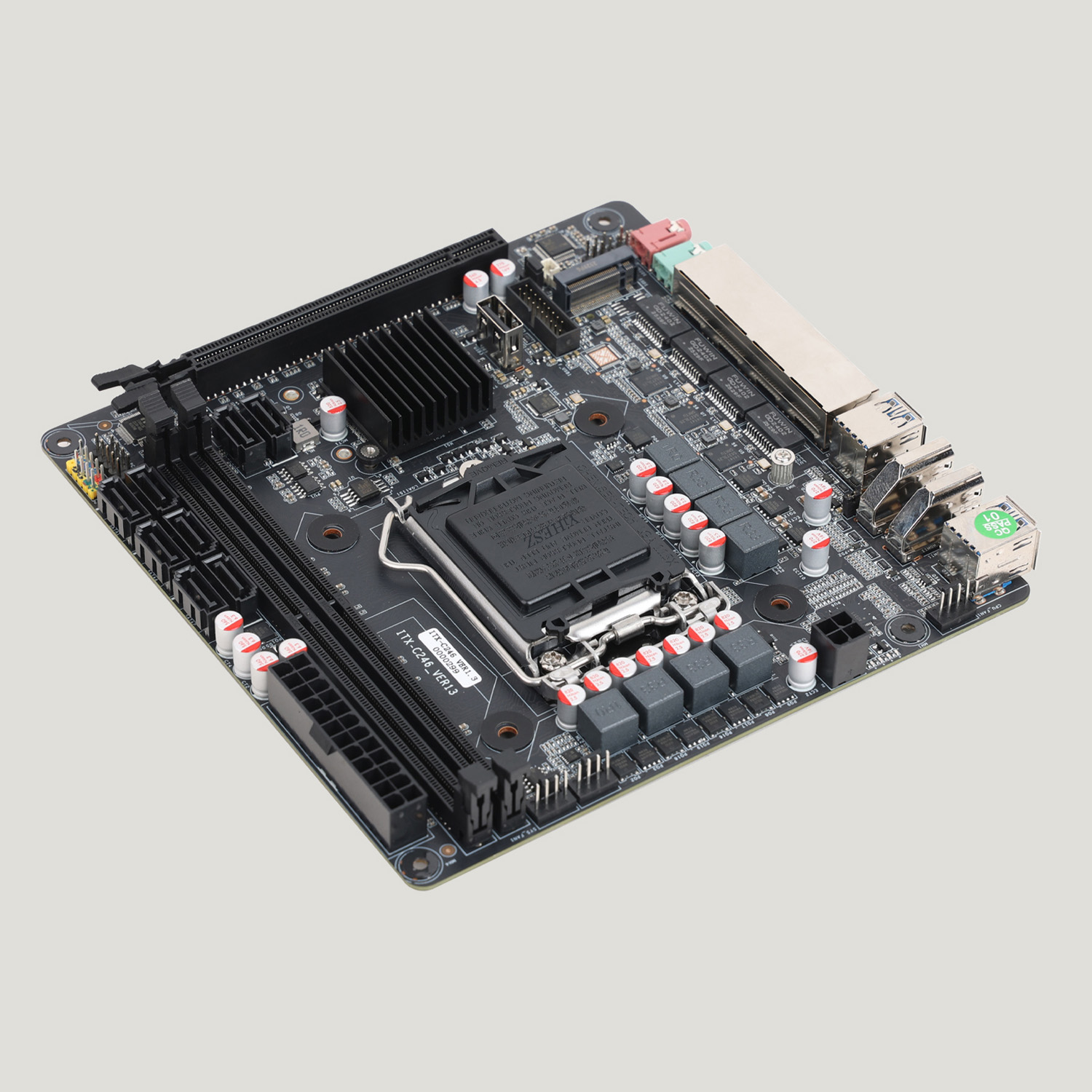 Материнская плата LGA1151 C246 – обзор и цена Nas Motherboard 8 Sata Mini Itx