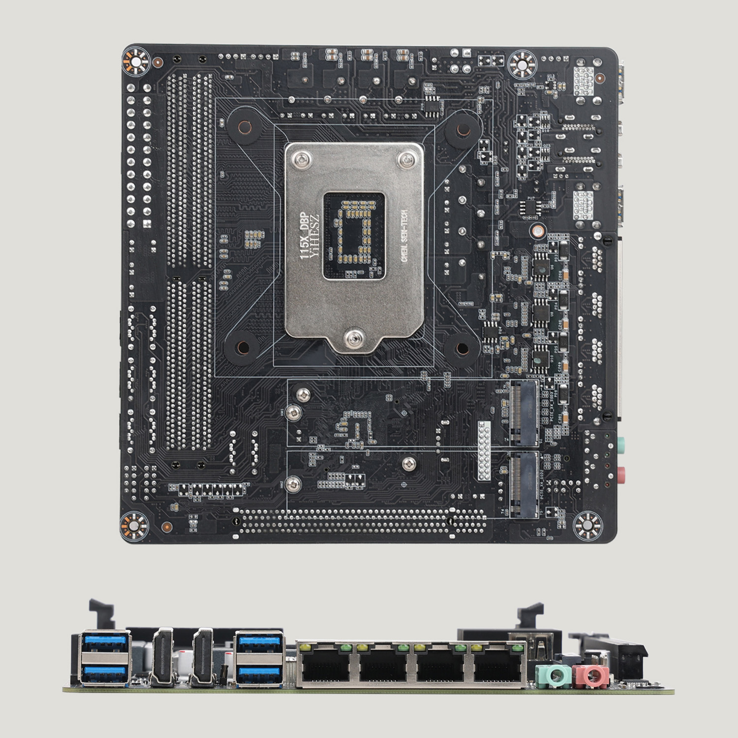 Материнская плата LGA1151 C246 – обзор и цена Nas Motherboard 8 Sata Mini Itx