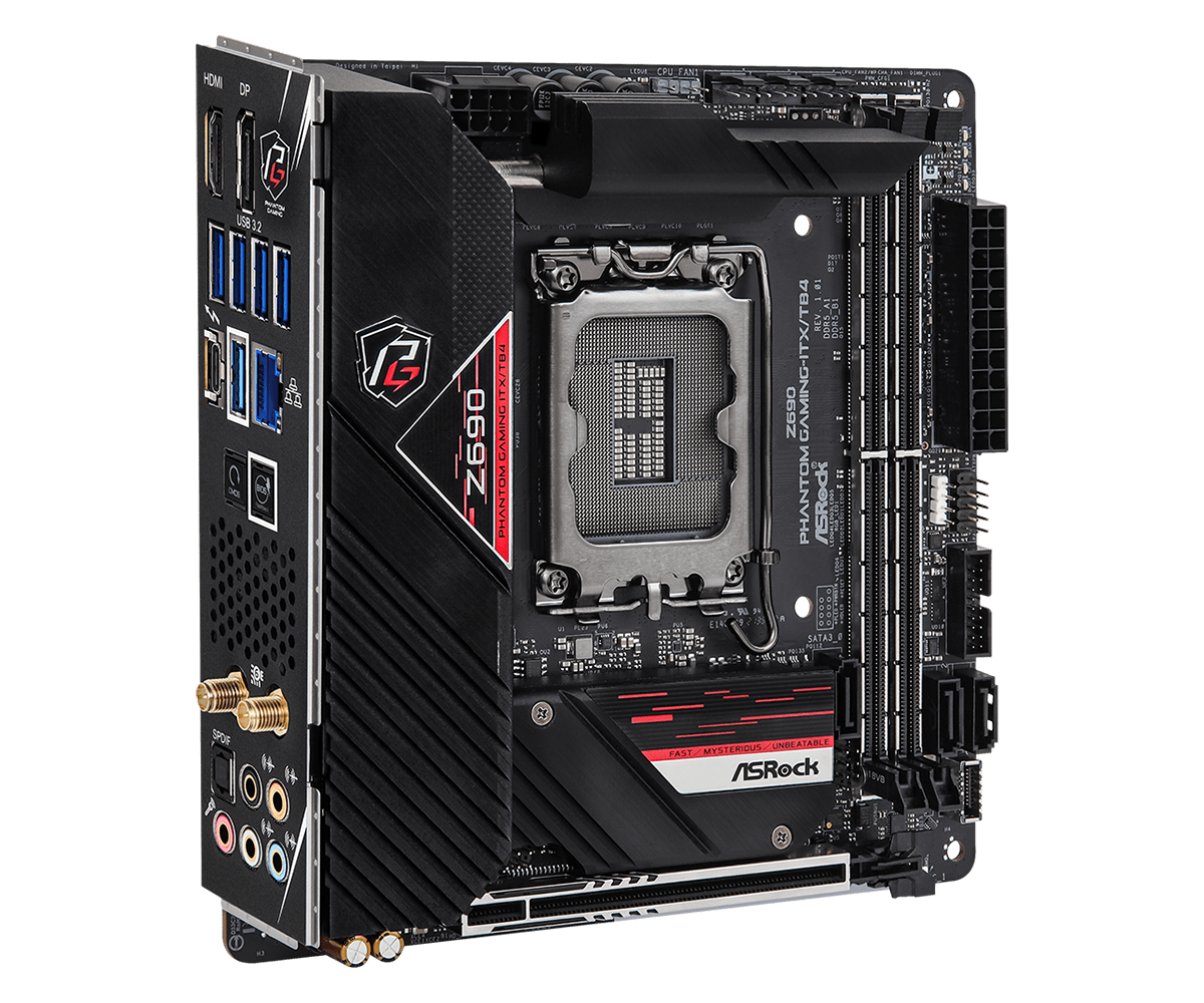 Материнская плата ASROCK Z690  – обзор и цена Lga1700 Itx Motherboard Ddr5