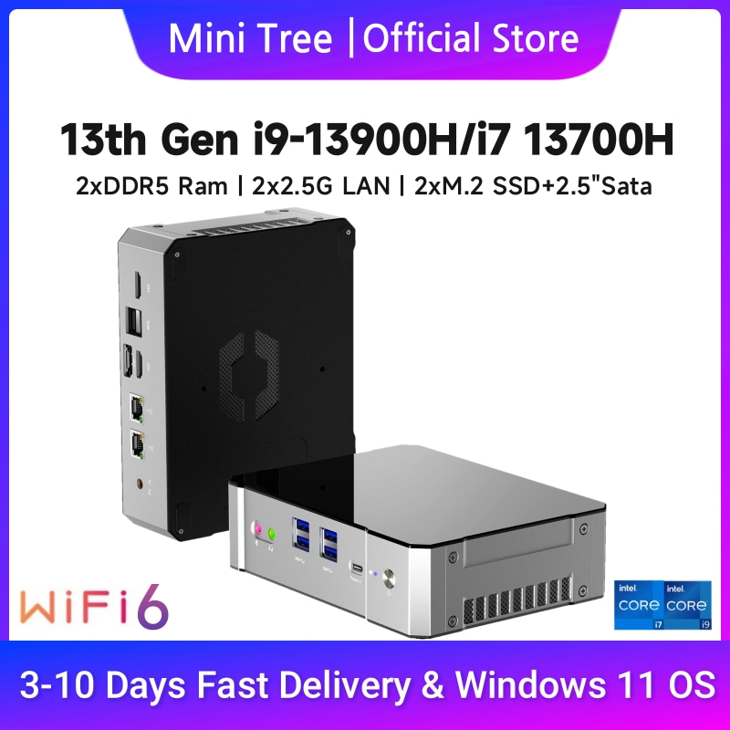 Мини-игровой ПК 13-го поколени – обзор и цена Intel Core I9 13900H Mini Pc