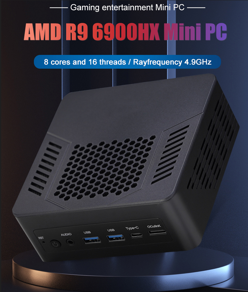 Мини-ПК Qculink с процессором  – обзор и цена Amd Ryzen 9 7940Hs 64Gb Mini Pc